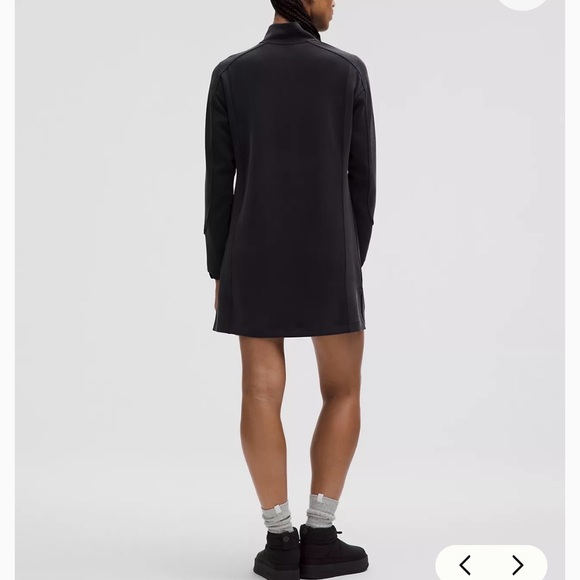 Lululemon NWT Softstreme half zip mini dress long sleeve Sz L - Picture 5 of 16